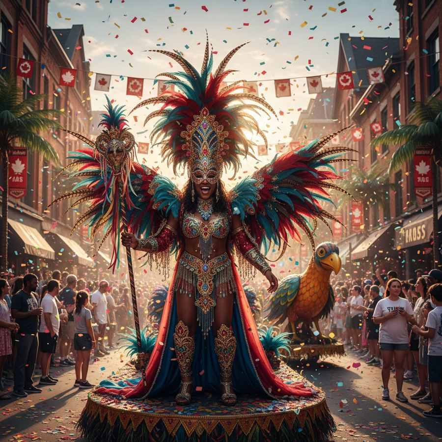 Caribbean carnival celebrations in Canada