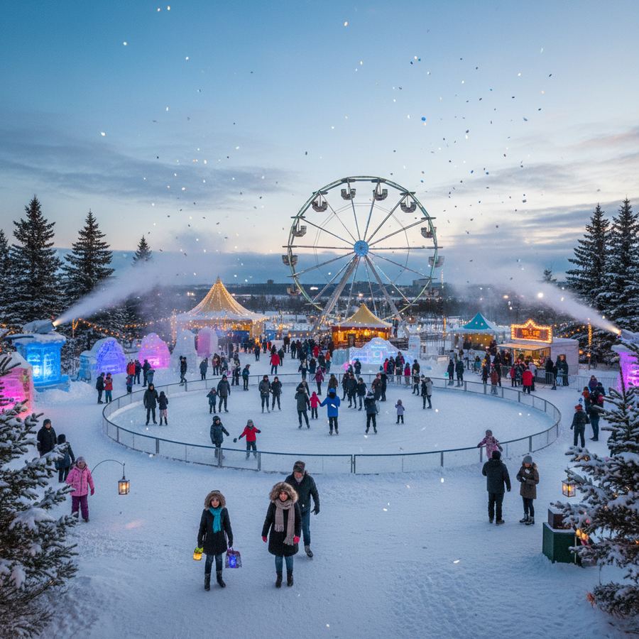 Snow activities at Corner Brook Winter Carnival