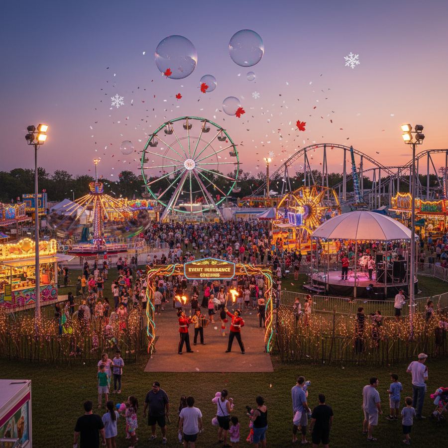 Festival grounds covered by event insurance