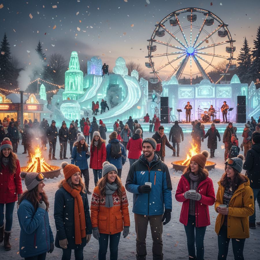 Winter layering system for carnivals